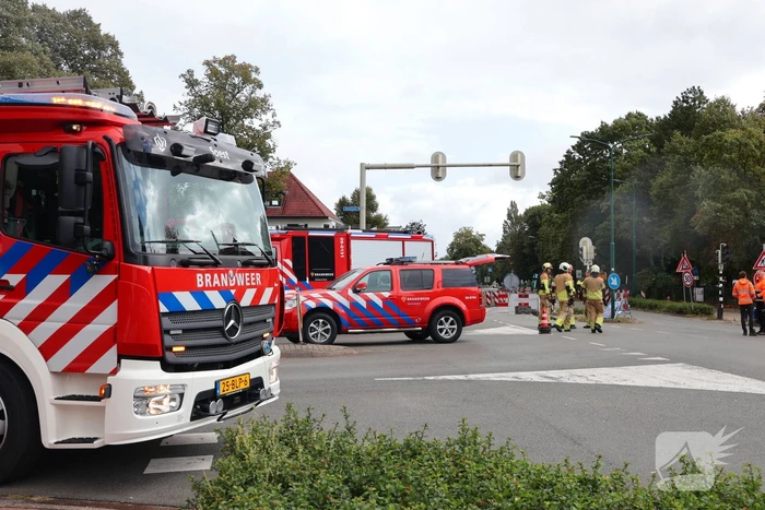 Gaslekkage na graafwerkzaamheden zorgt voor spoedinterventie