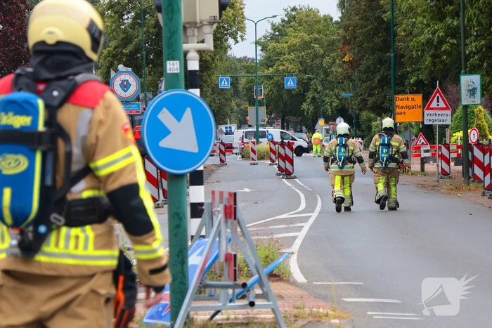Gaslekkage na graafwerkzaamheden zorgt voor spoedinterventie