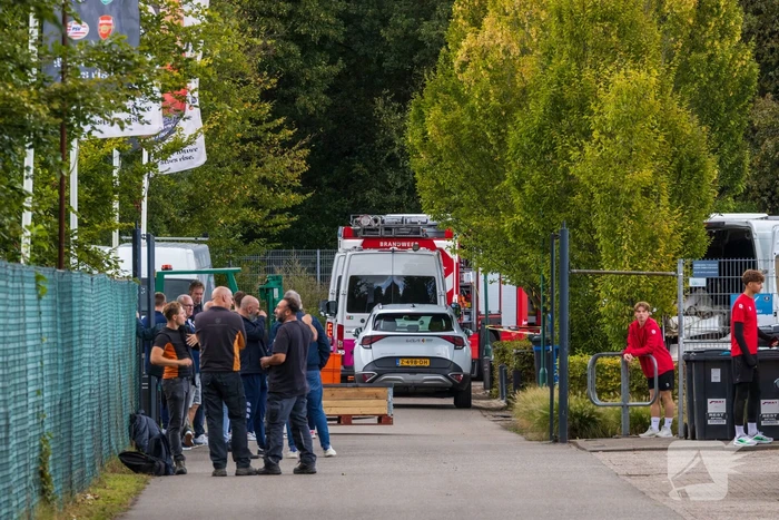 Brandweer in actie bij lekkage