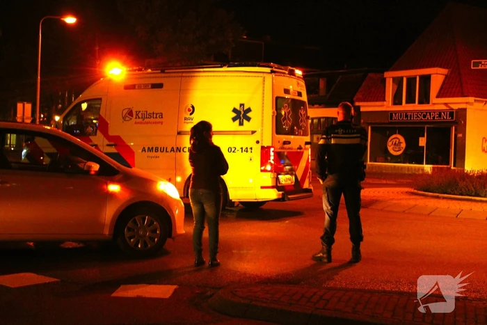 Fietser aangereden op rotonde