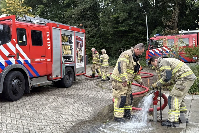 Woningbrand snel opgeschaald