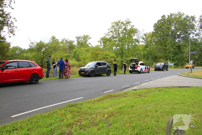 Aanrijding met letsel tussen drie voertuigen
