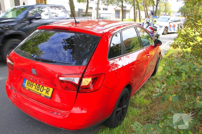 Aanrijding met letsel tussen drie voertuigen