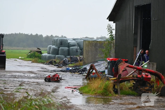Brand bij agrarisch bedrijf