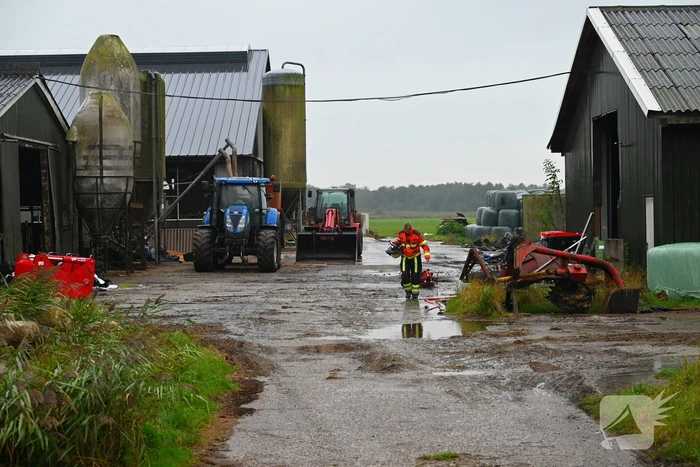Brand bij agrarisch bedrijf