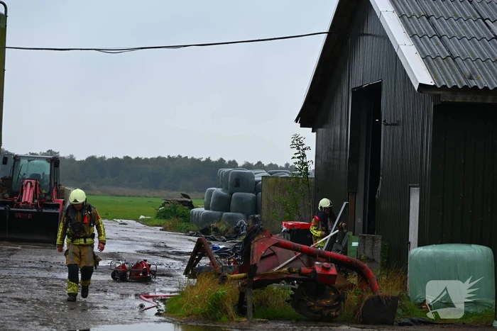 Brand bij agrarisch bedrijf
