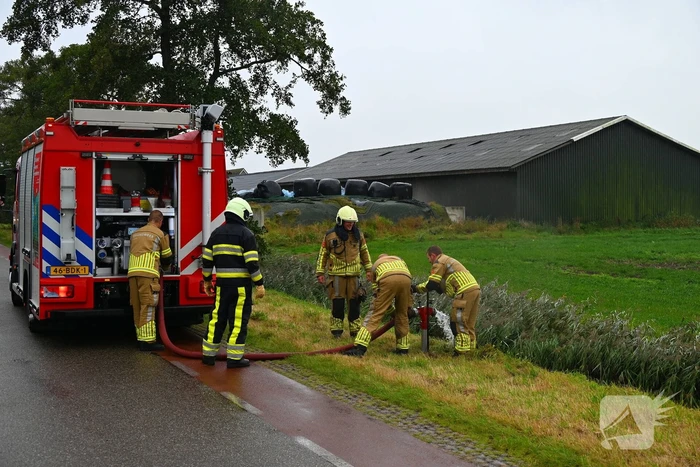 Brand bij agrarisch bedrijf