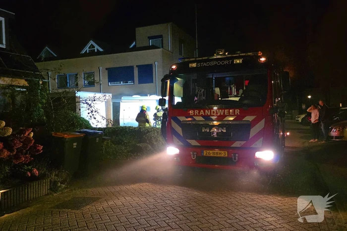 Brand in camper snel onder controle
