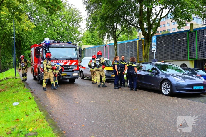 Brand in parkeergarage leidt tot grote hulpverlening