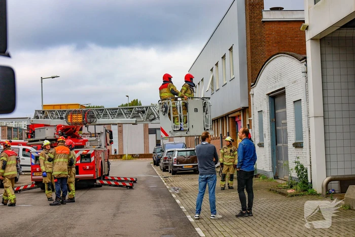 Instorting bedrijfspand leidt tot brandweerinterventie