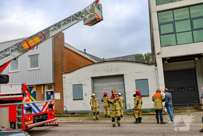 Instorting bedrijfspand leidt tot brandweerinterventie