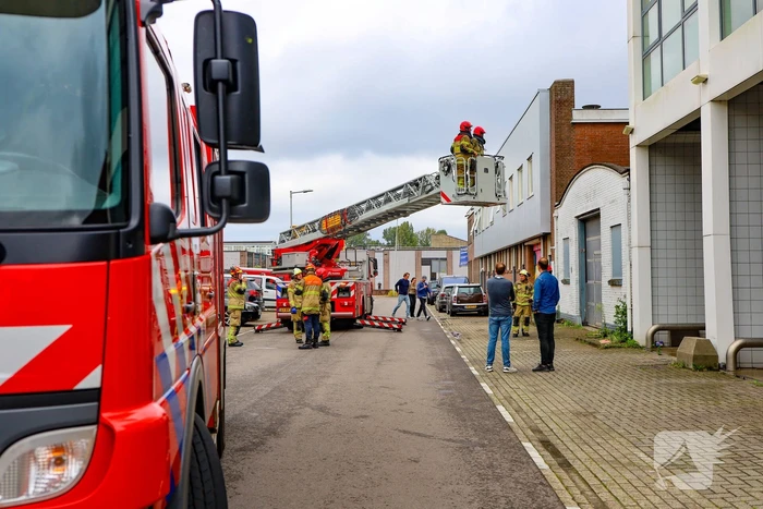 Instorting bedrijfspand leidt tot brandweerinterventie