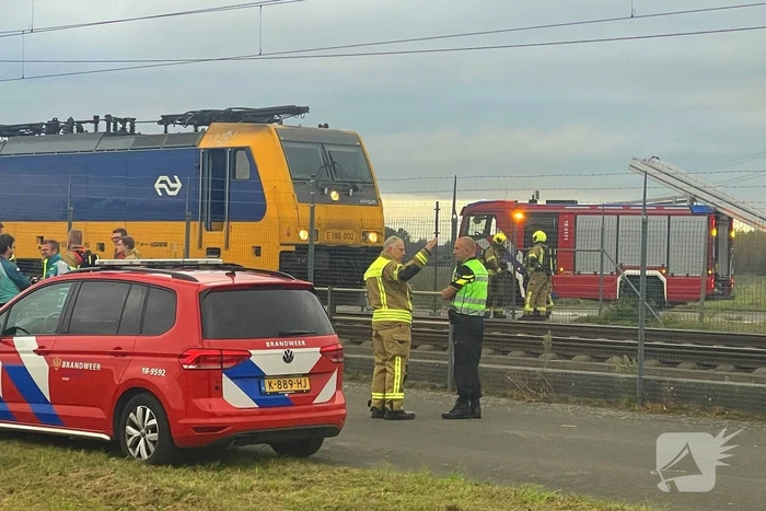Rook onder trein veroorzaakt opschudding
