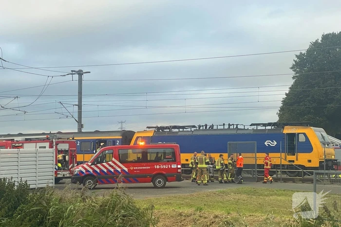 Rook onder trein veroorzaakt opschudding