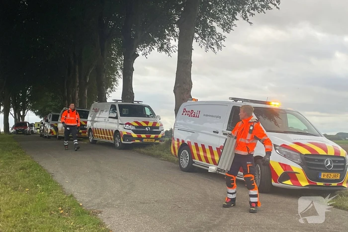 Rook onder trein veroorzaakt opschudding