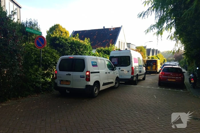 Gaslek bij graafwerkzaamheden