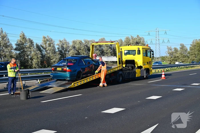 Kop-staartaanrijding veroorzaakt file