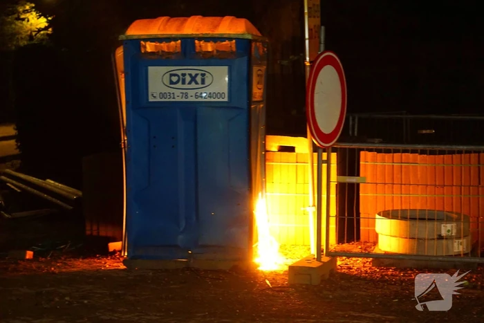 Vermoedelijke brandstichting bij toilet