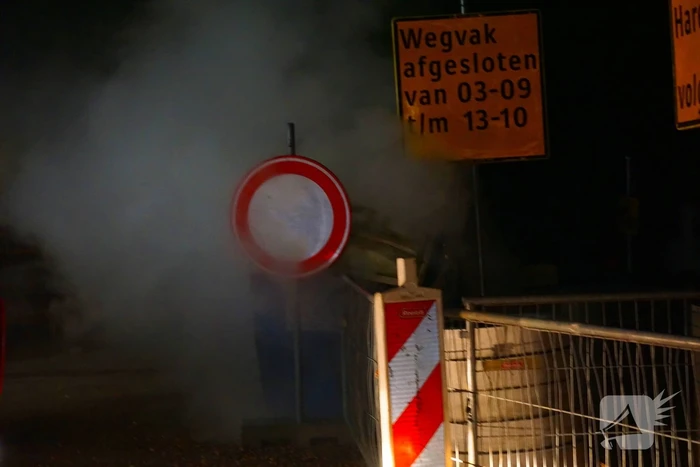 Vermoedelijke brandstichting bij toilet