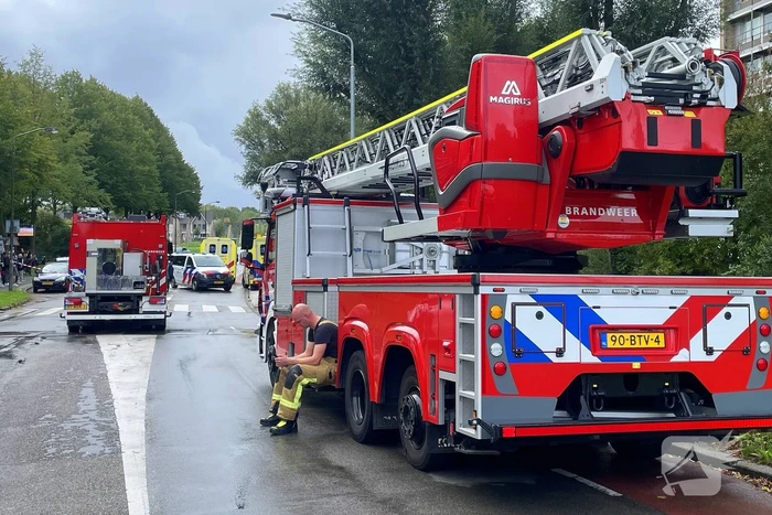 Brand op vierde etage van flatgebouw