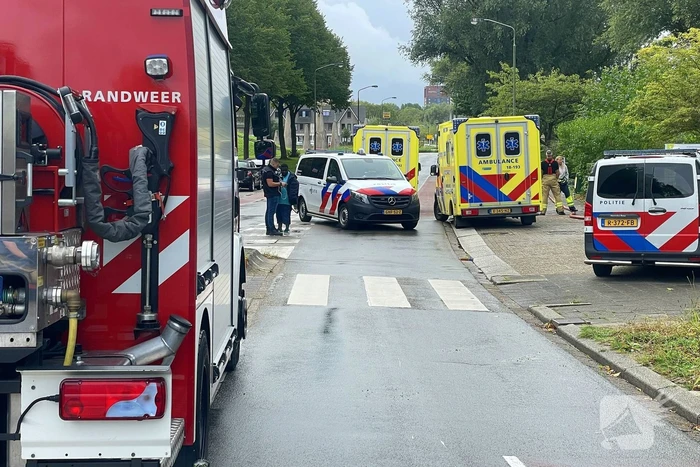 Brand op vierde etage van flatgebouw