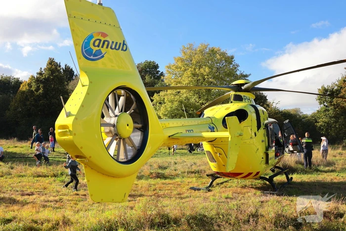 Traumahelikopter landt na medische noodsituatie