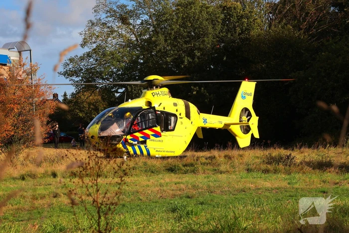 Traumahelikopter landt na medische noodsituatie