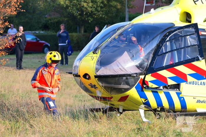 Traumahelikopter landt na medische noodsituatie