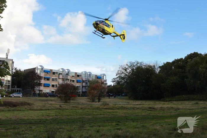 Traumahelikopter landt na medische noodsituatie