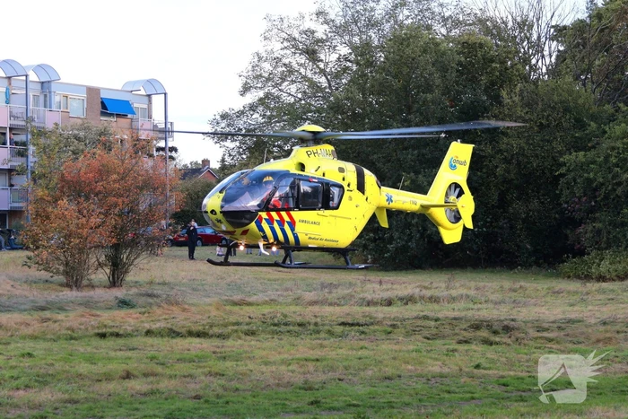 Traumahelikopter landt na medische noodsituatie