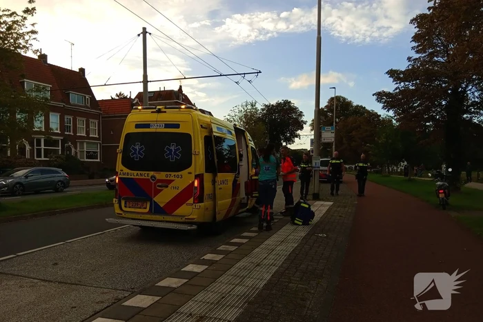 Traumateam landt voor medisch incident