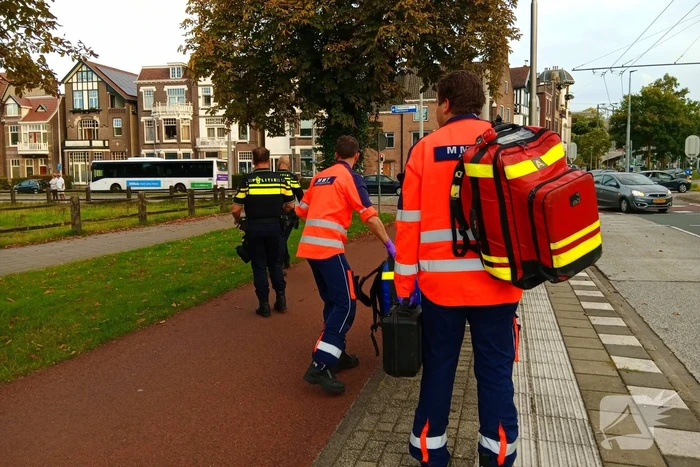 Traumateam landt voor medisch incident