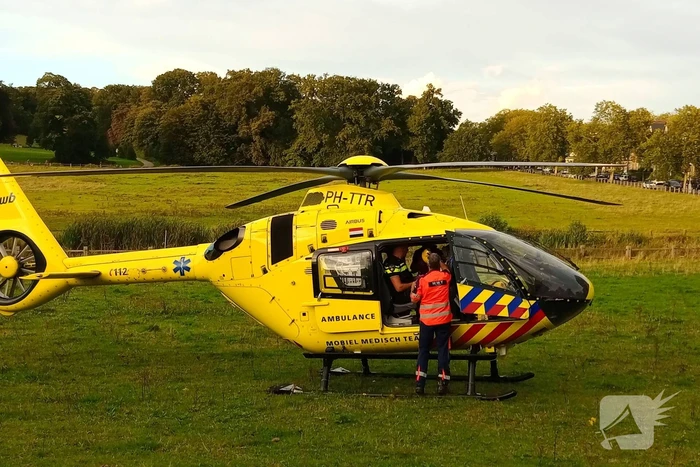 Traumateam landt voor medisch incident