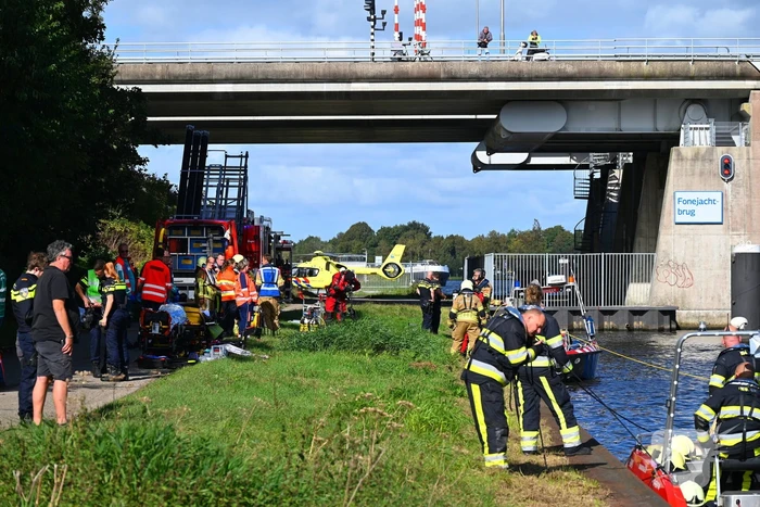 Grote inzet hulpdiensten bij scheepsongeval