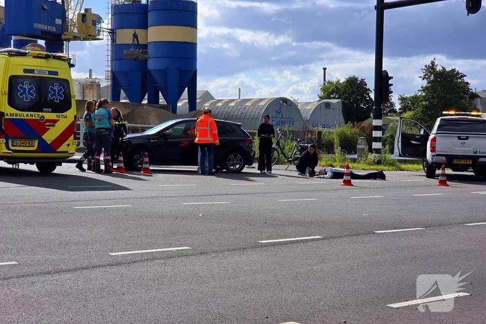 Fietser gewond bij aanrijding met auto