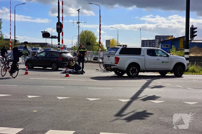 Fietser gewond bij aanrijding met auto