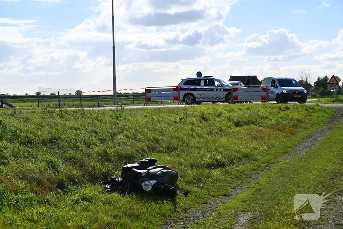 Scooterrijder gewond bij aanrijding