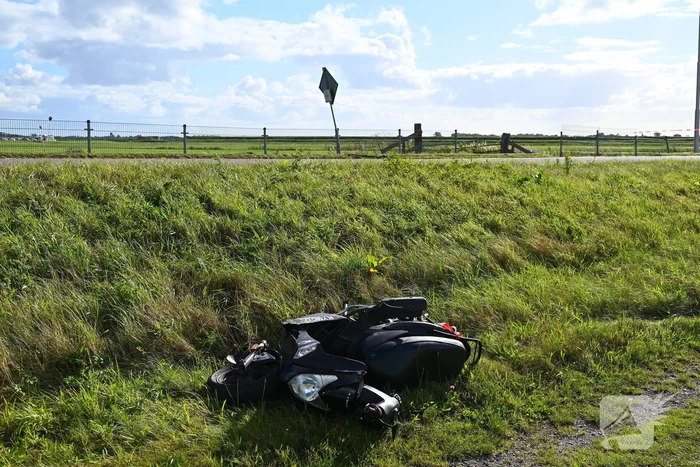 Scooterrijder gewond bij aanrijding