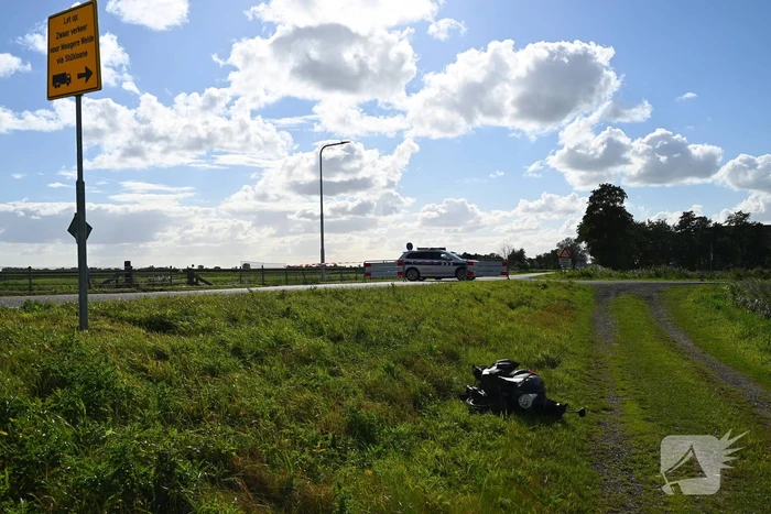 Scooterrijder gewond bij aanrijding