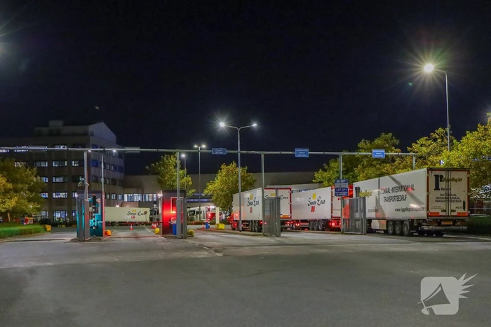 Middelbrand in distributiecentrum