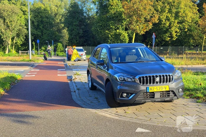 Fatbiker gewond na aanrijding met auto