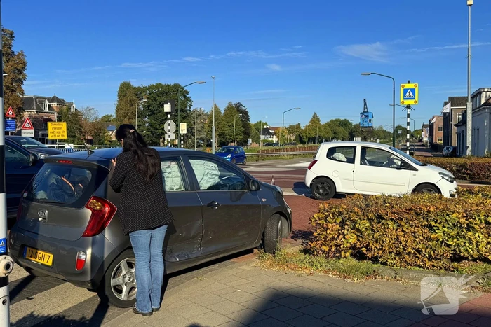 zware aanrijding op kruising