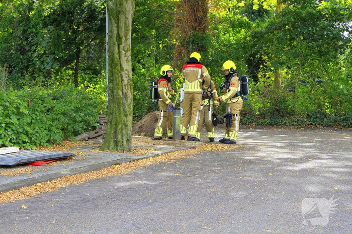 Grote gasuitstroom bij graafwerkzaamheden