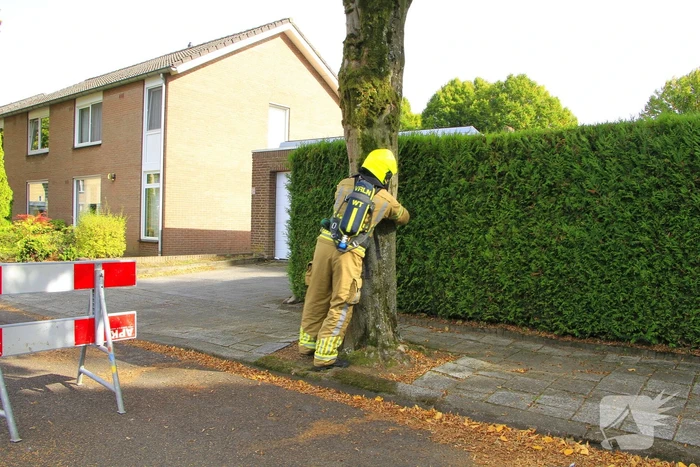 Grote gasuitstroom bij graafwerkzaamheden