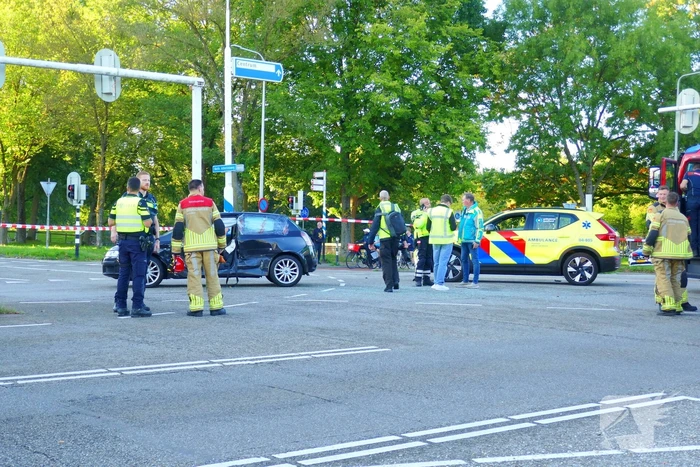 Gewonden na ongeval met beknelling