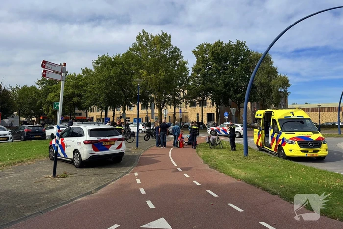 Fatbiker botst op fietser