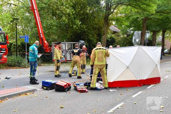 Man overlijdt na ongeluk tijdens boom snoeien