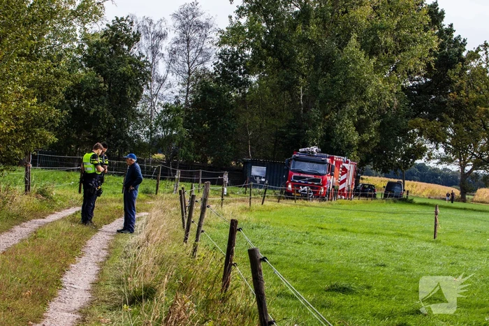 Brand in volkstuinen snel geblust