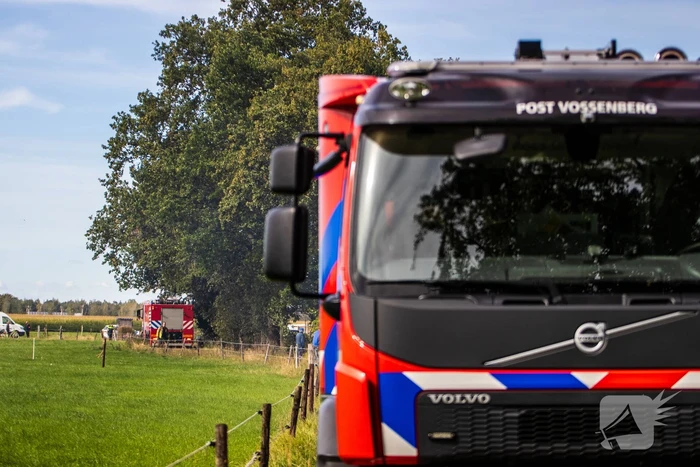 Brand in volkstuinen snel geblust