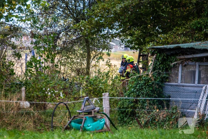 Brand in volkstuinen snel geblust